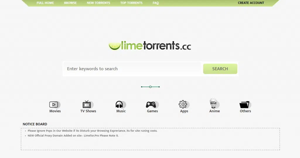 limetorrents, LimeTorrents