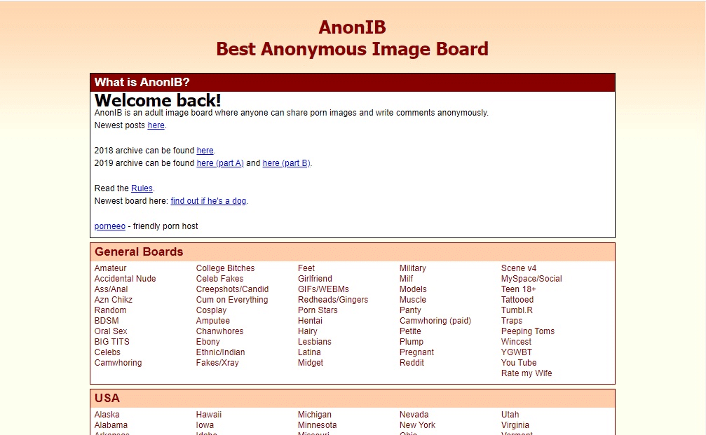 1007px x 621px - AnonIBs & 10+ Best Free Porn Chan Sites like Anonibs.com - Porn Guy!