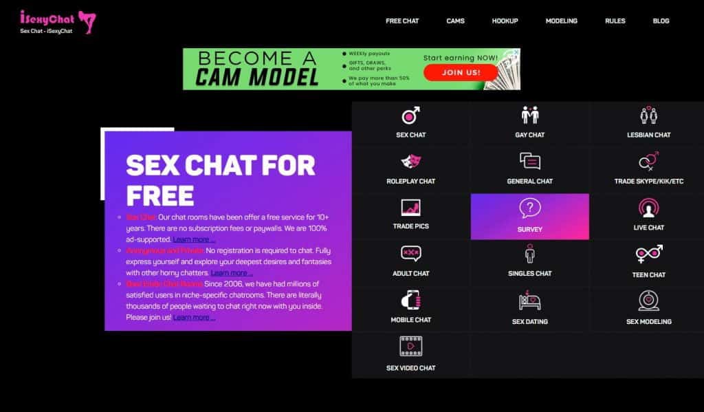 Instant Sex Chat Free - 20+ Best Sex Chat sites - Chat with random people for free! - Porn Guy!!