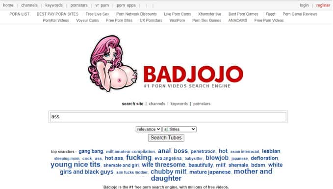 Badjojo - Badjojo 18+ Porno Gratis Buscar sitios como Badjojo.com!