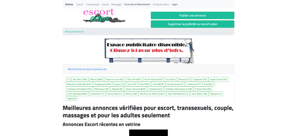 Escort-Eden, Escort-Eden